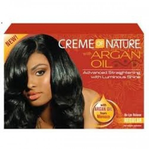 Creme of Nature with Argan Oil No-Lye Relaxer Kit